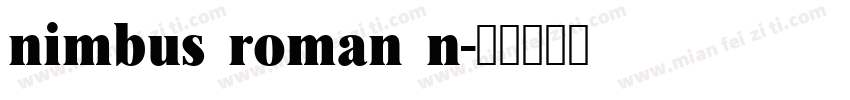 nimbus roman n字体转换